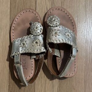 Jack Rogers Kids' Gold Sandals